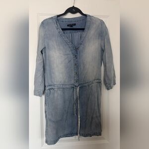 Velvet And Heart Jeans Tunic with three quarter sleeves and pockets Dress